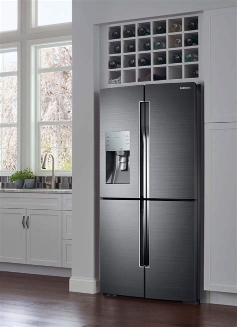 fingerprint resistant stainless steel cabinet doors|Samsung 28.1 Cu. Ft. 4.